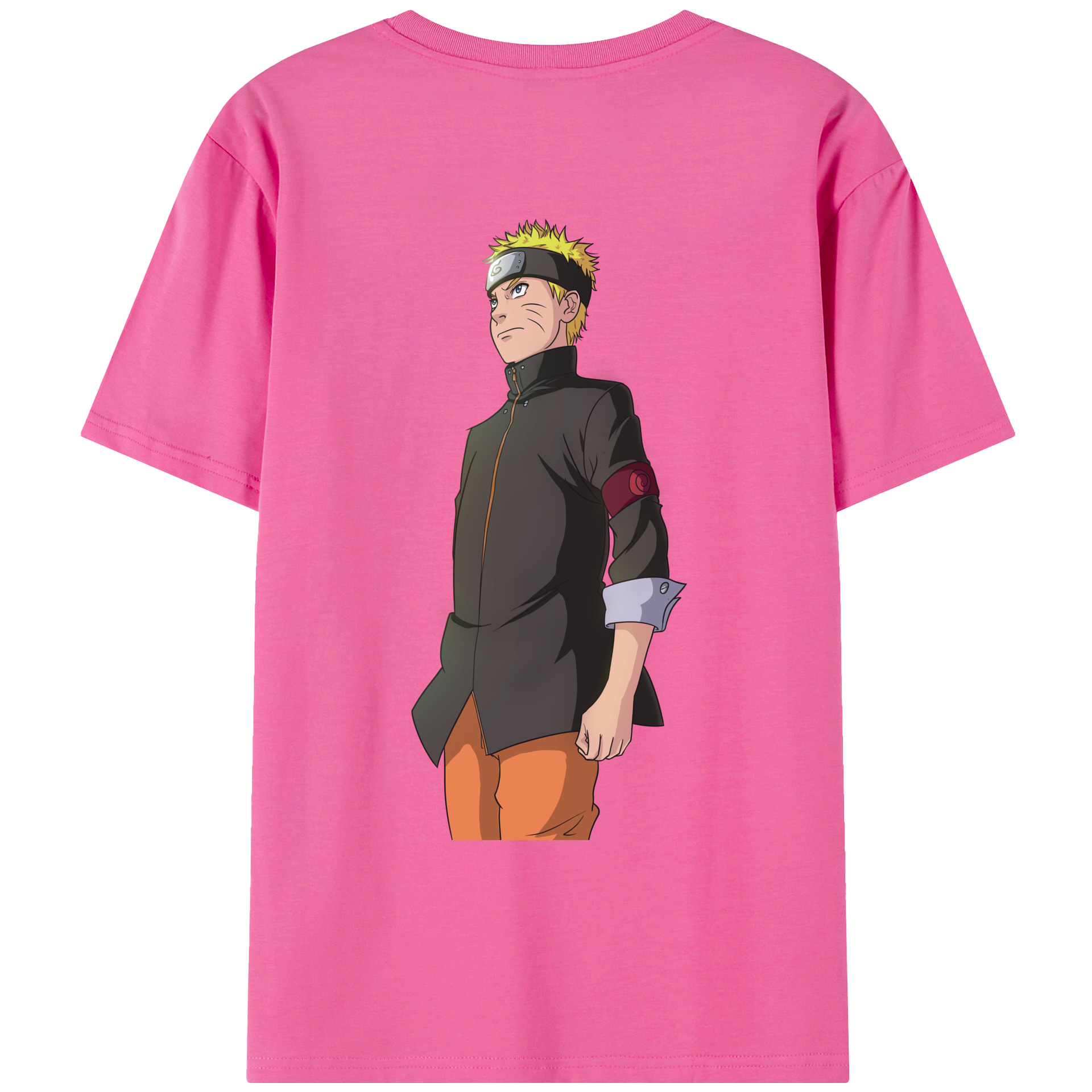 （画像用） NARUTO -ナルト- うずまき ナルト Uzumaki Naruto レディース半袖Tシャツ(バックプリント)